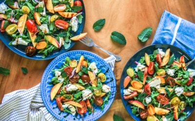 Peach Caprese Salad