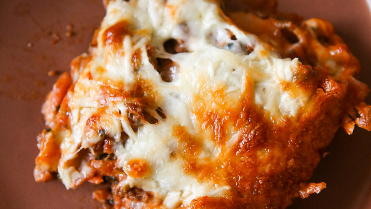 Easy Lazy Lasagna Casserole - My Sweet Mess