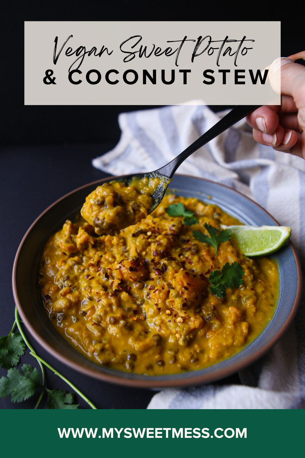 Sweet potato and coconut stew